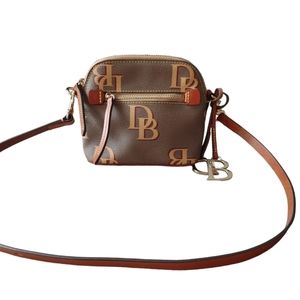 Dooney & Bourke Neutral Logo Small Shoulder Crossbody Bag